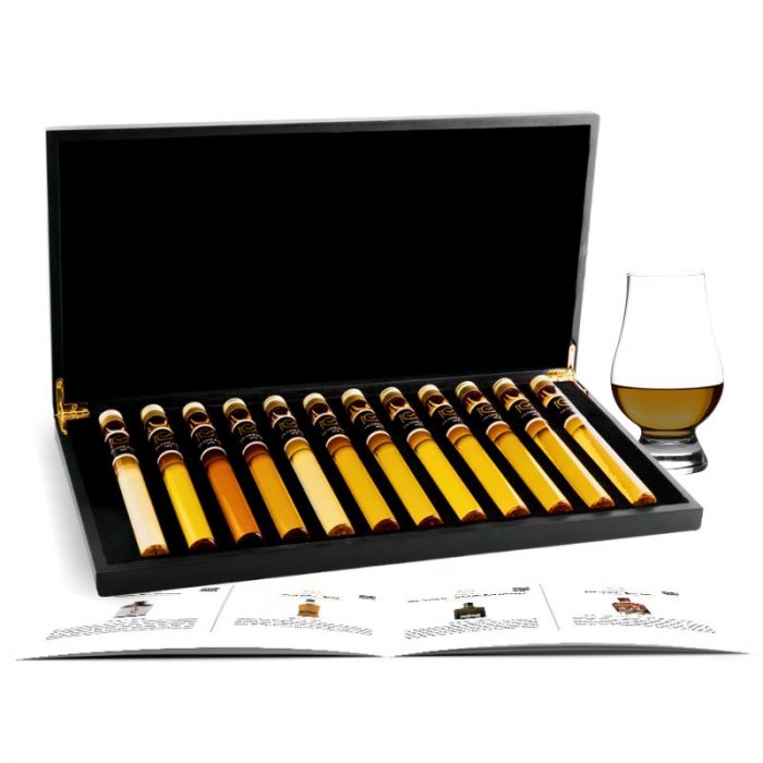 Coffret-cadeau 12 whiskys du monde