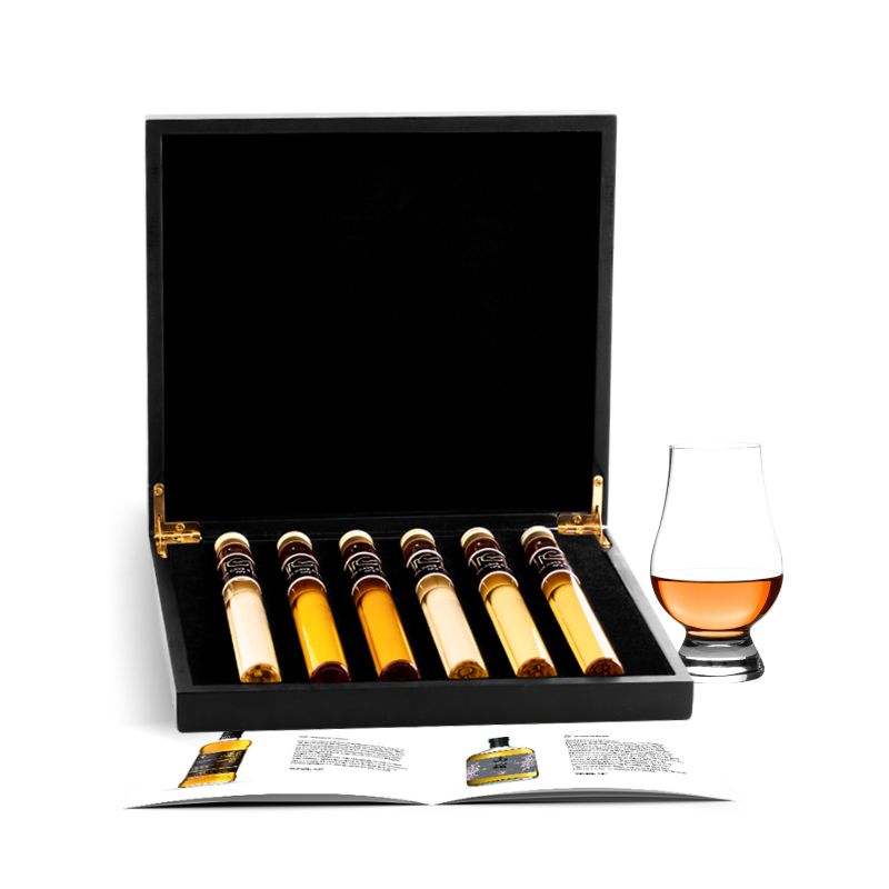 Coffret dégustation Whisky Tasting box cadeau set de 6 echantillons