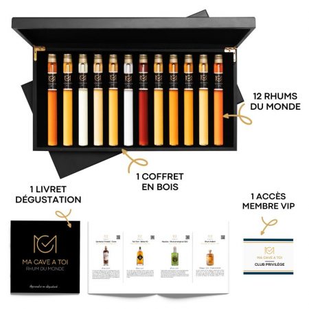 Coffret dégustation Rhum - Le cadeau parfait !