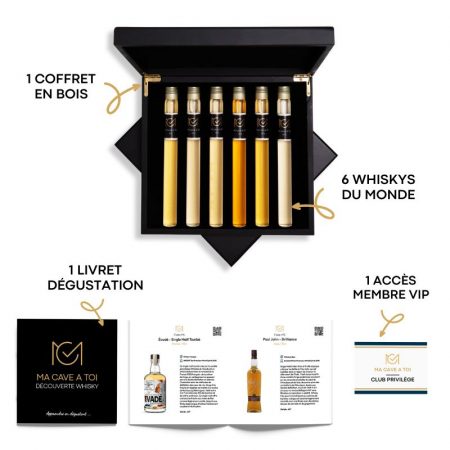 Caractéristiques coffret whisky du monde