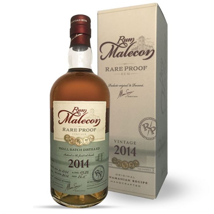 Rhum malecon vintage avec coffret