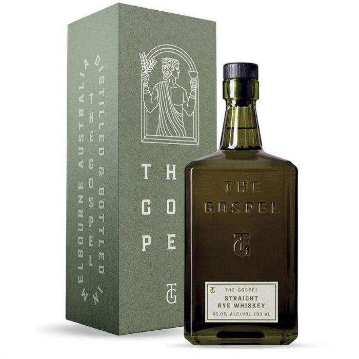 Rhe The Gospel straight Rye Whiskey coffret