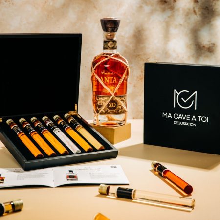 Coffret dégustation de rhum - 1 bouteille + 6 verres