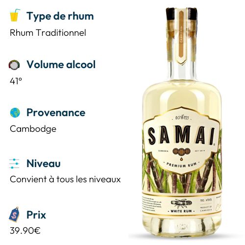 rhum samai white rum meilleur rhum blanc